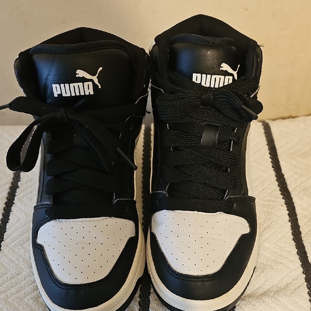 Puma Classic Black and White Sneakers